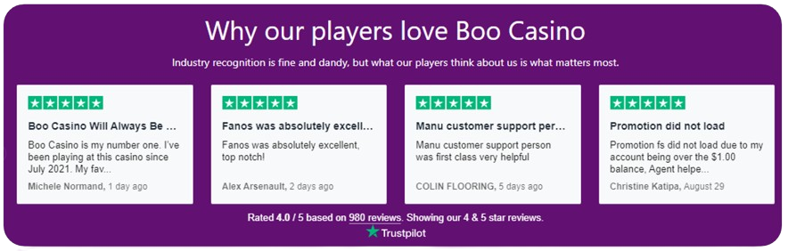 is boo casino legit